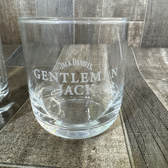 2 Jack Daniel's Glasses One Highball Glass‎ And One Rock's Glass - Picture 2 of 8